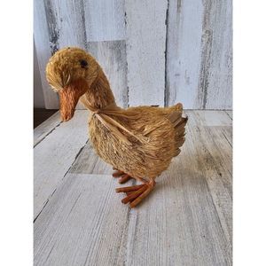 Bottle brush baby duck bird home decor